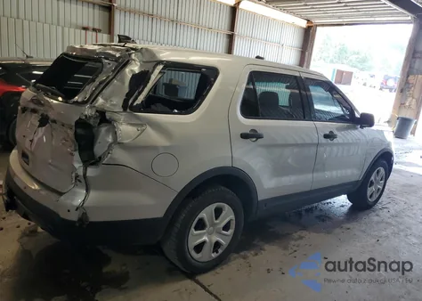 2016 Ford Explorer Police Interceptor из США, поврежденный, VIN 1FM5K8AR7GGD17153